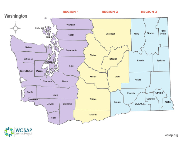 WA State Regional Map